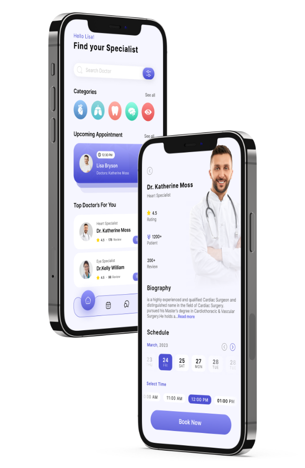 Healthcare app ui ux