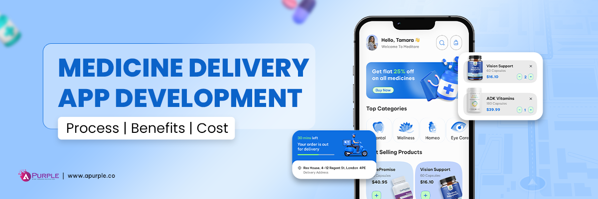 medicine delivery app development