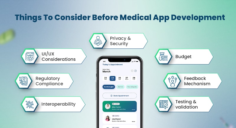 things to consider before medical app