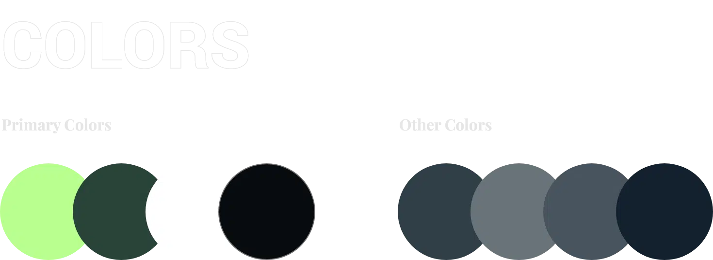 color palette for fitness app design