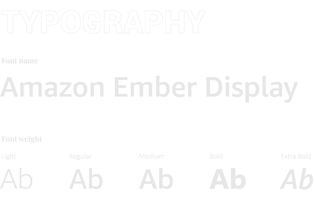 font family designing fitness app