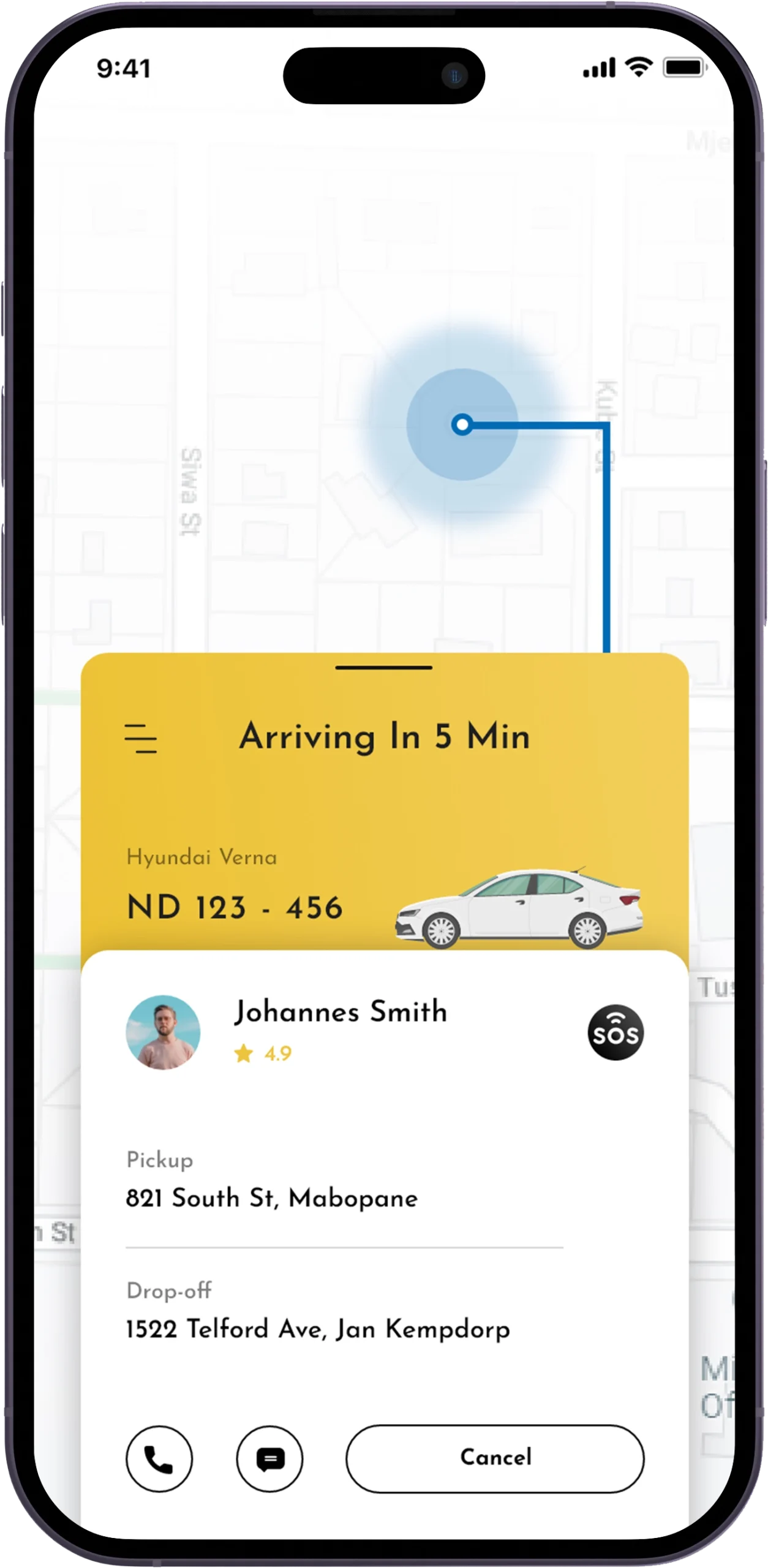 Uber Clone App User Features