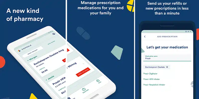 capsule medicine delivery application