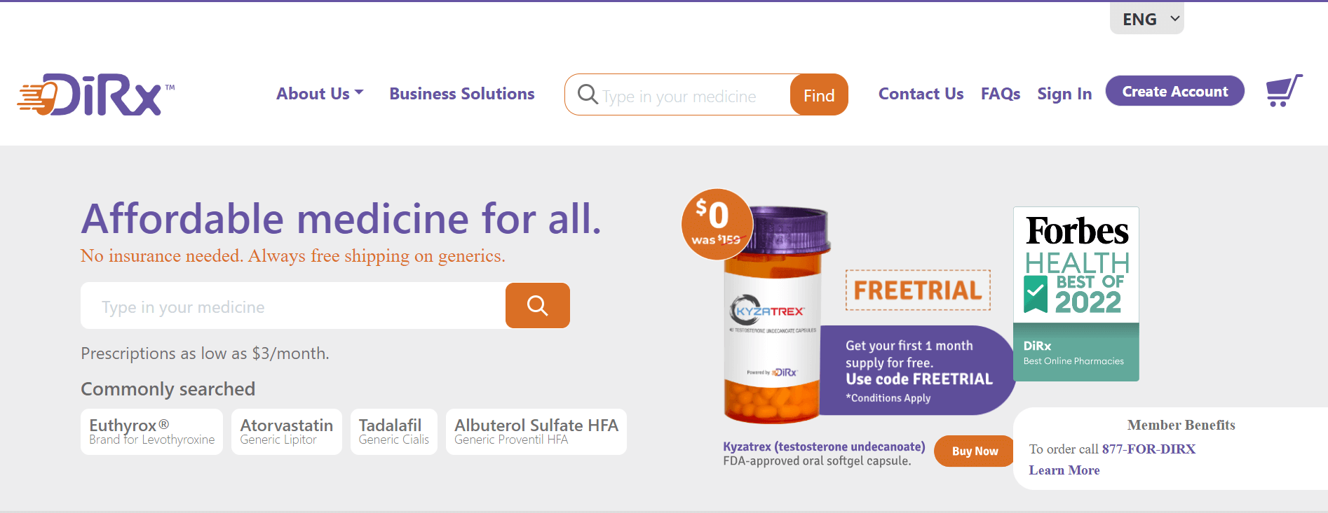 dirxhealth medicine delivery app