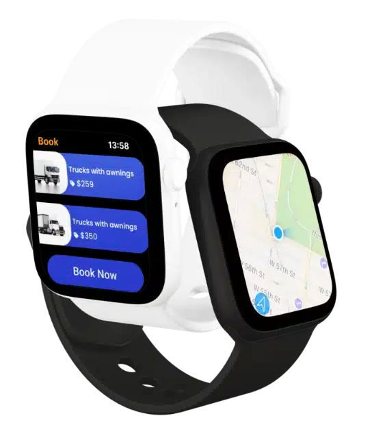 smartwatch features for uber truck clone