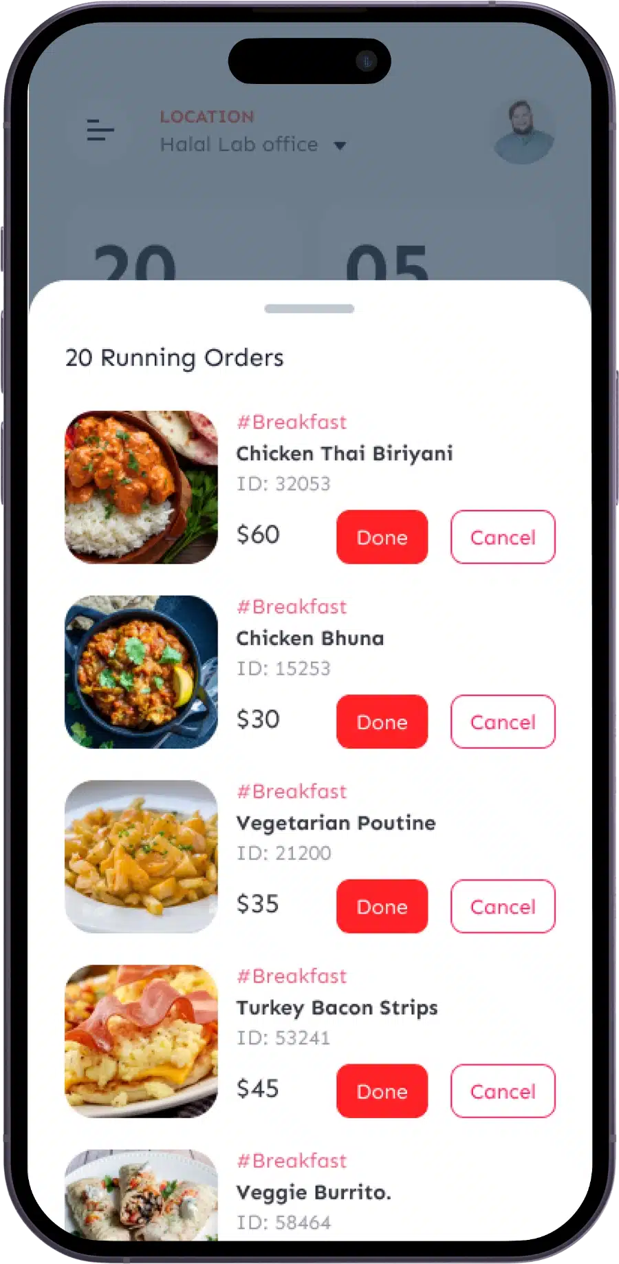 doordash clone restaurant feature