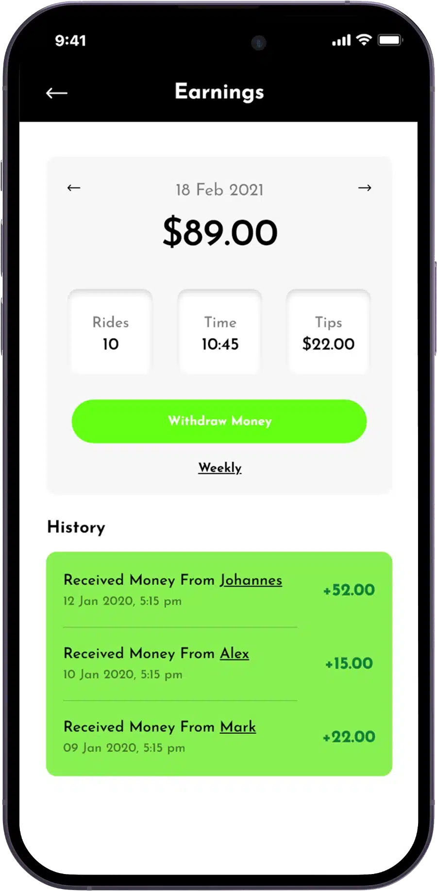 indriver clone app driver feature