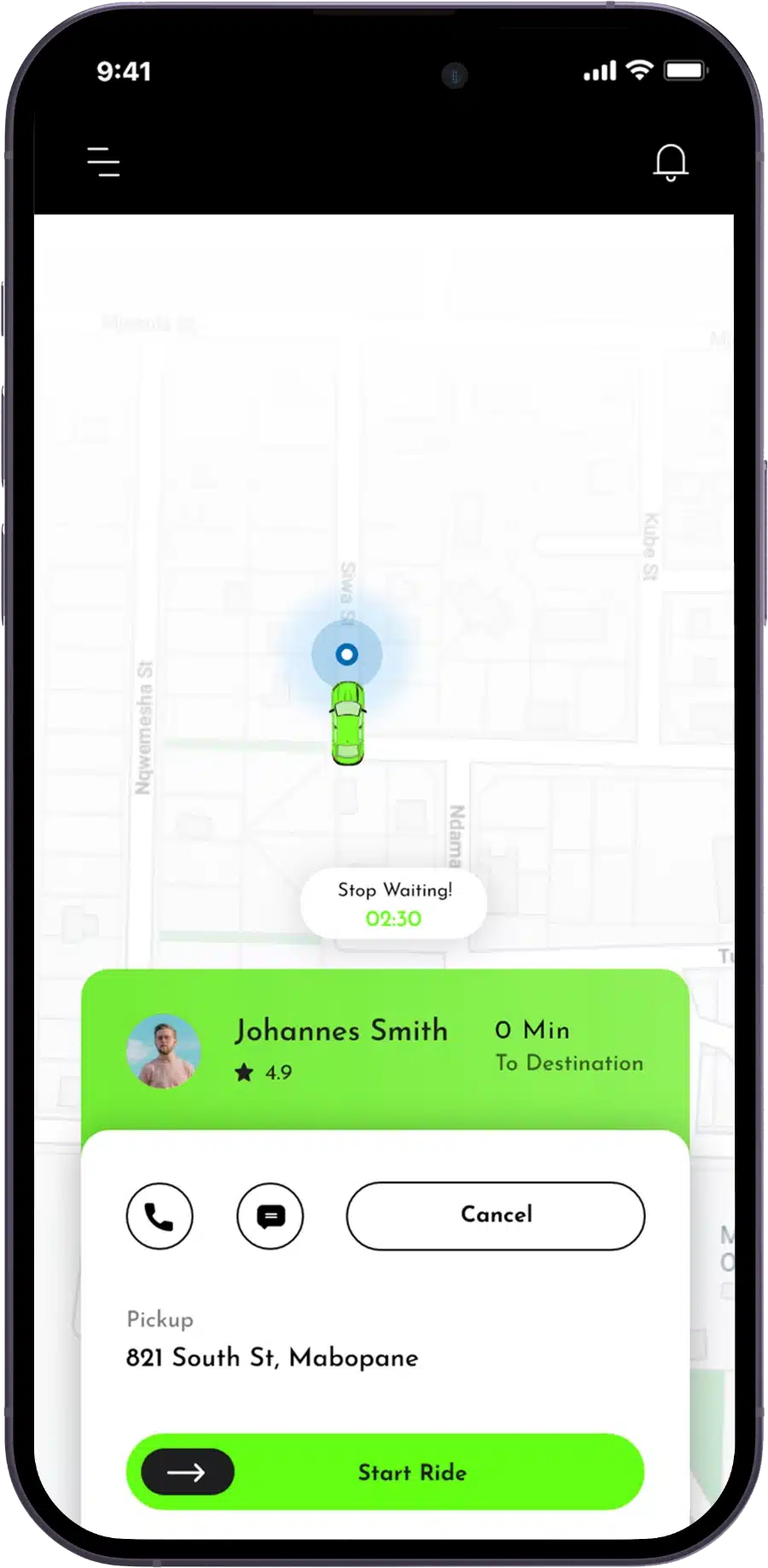 indriver clone app driver features