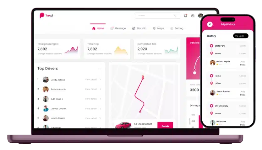 live demo for lyft clone
