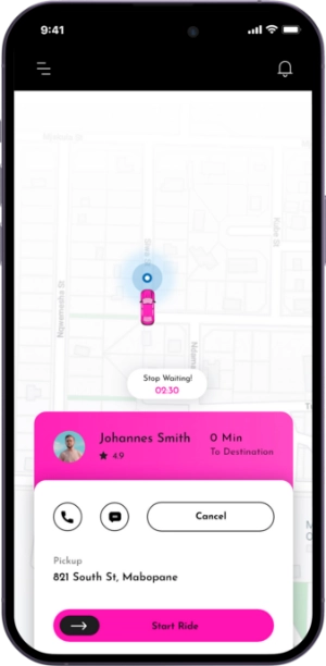 lyft clone app for driver