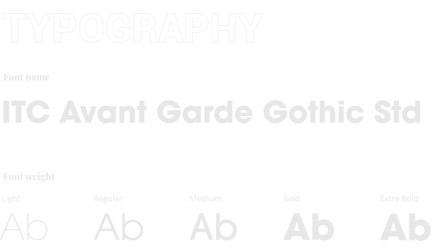 font family ssed for designing a dating app