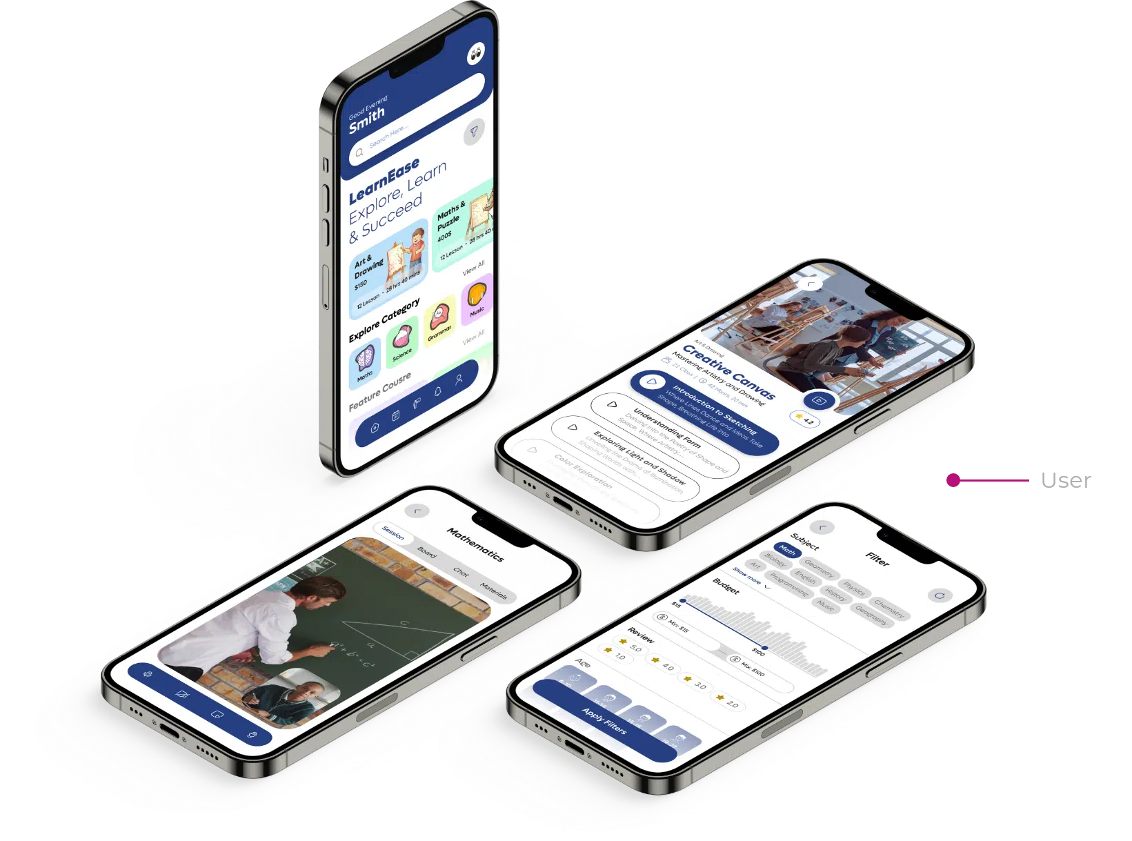 education mobile app design