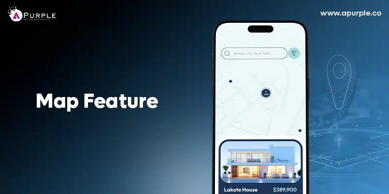 map feature for real estate app