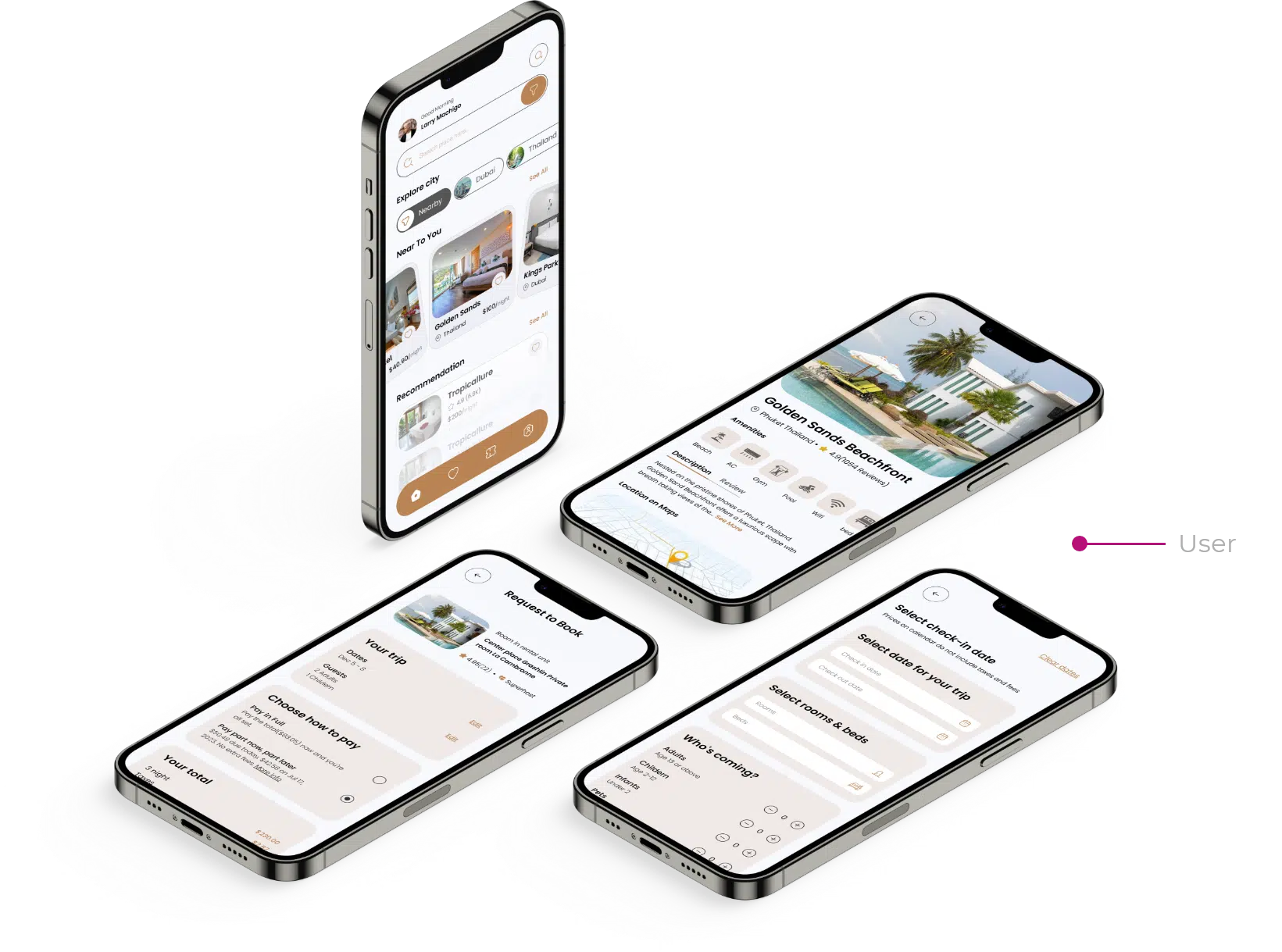 hotel booking ui design