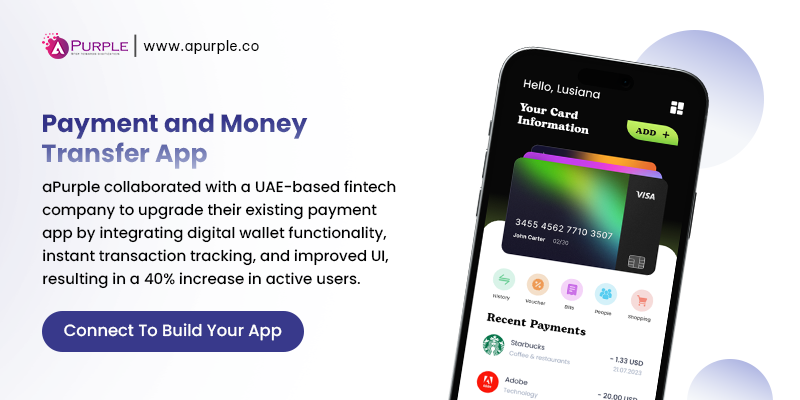 payment and money transfer app case study by apurple
