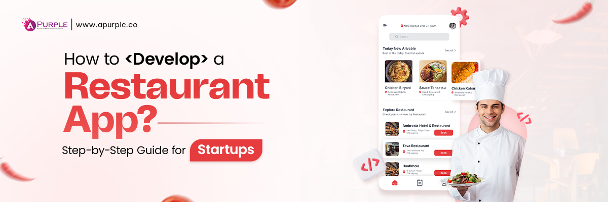 how to create a restaurant app