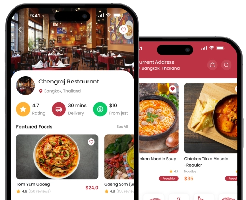food delivery case study developed by apurple
