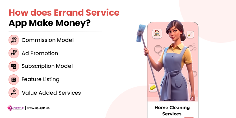 how does errand service app make money
